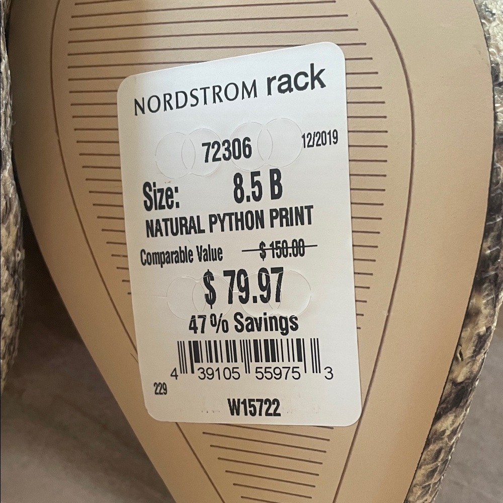 NWT Cole Haan Python Patterned Loafers 8 1/2 NWT - image 7